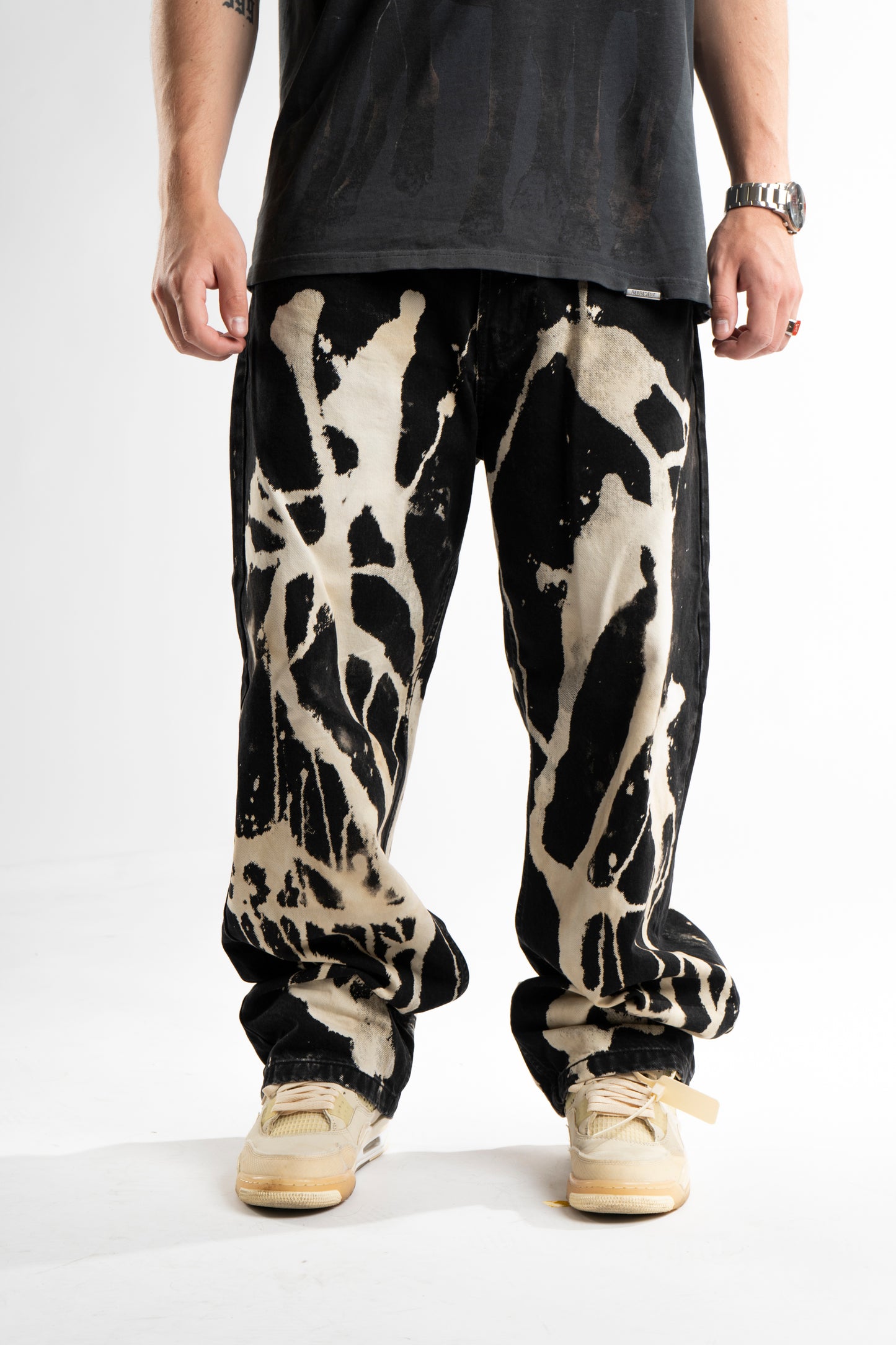 CUSTOM BLEACHED JEANS V2