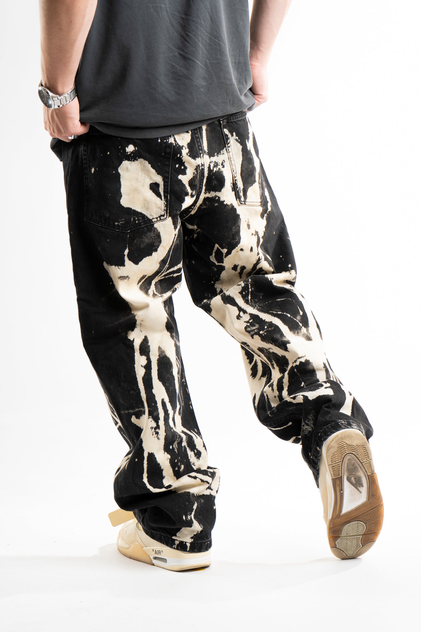 CUSTOM BLEACHED JEANS V2