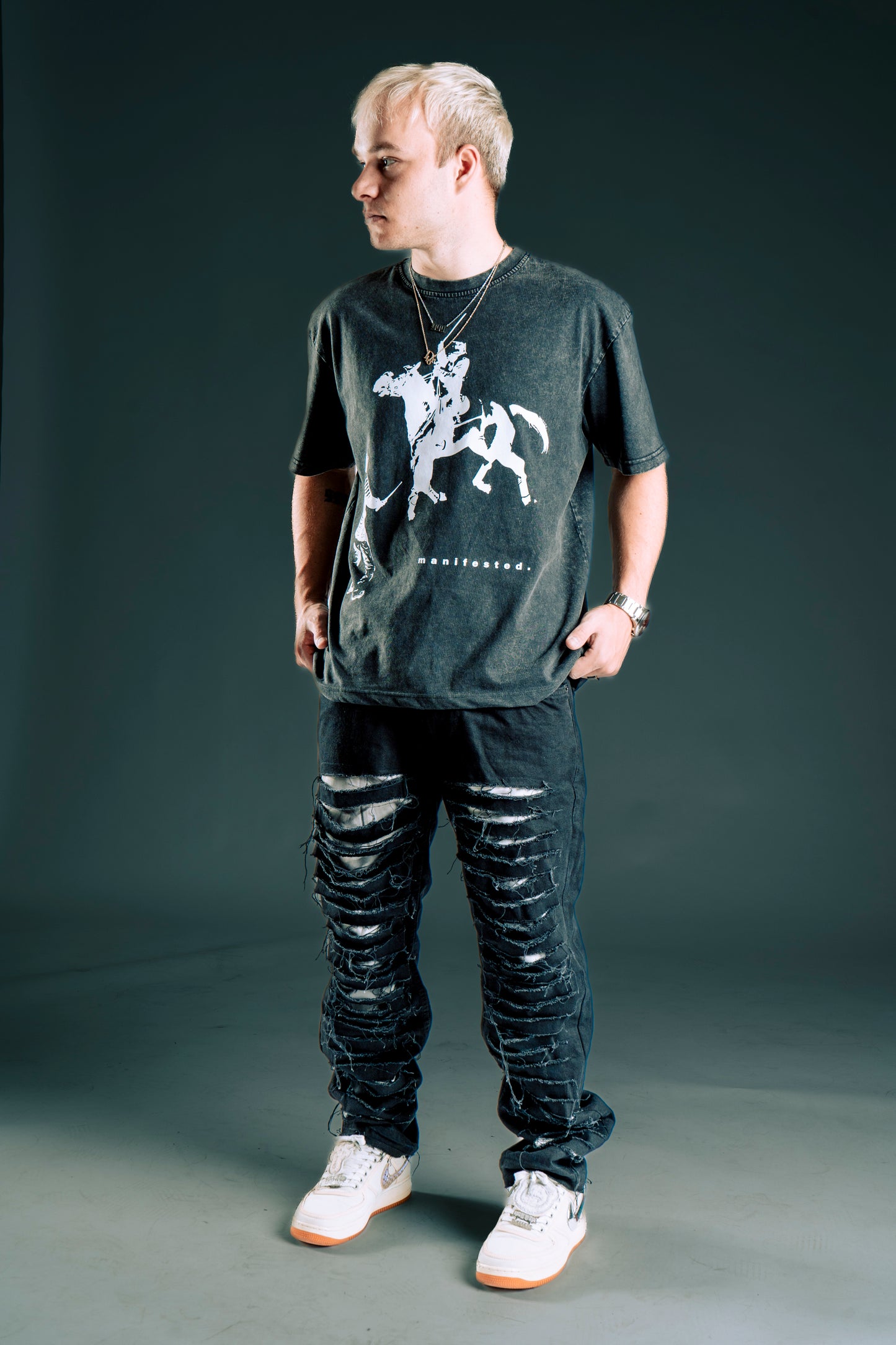 CUSTOM DISTRESSED JEANS