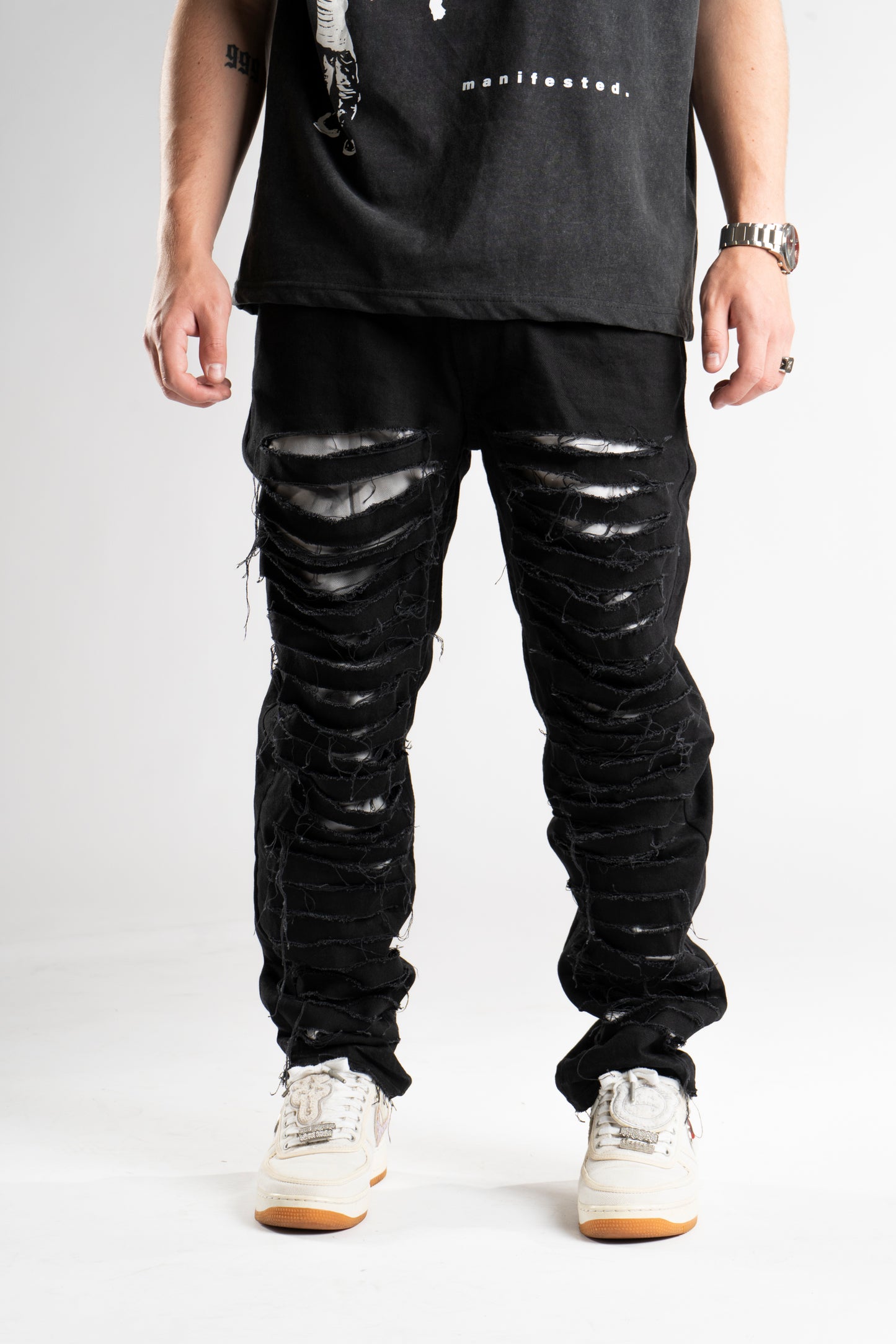CUSTOM DISTRESSED JEANS