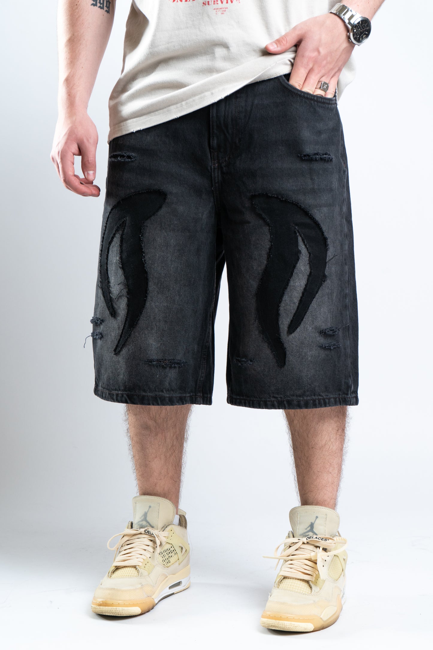 CUSTOM TRIBAL SHORTS 1