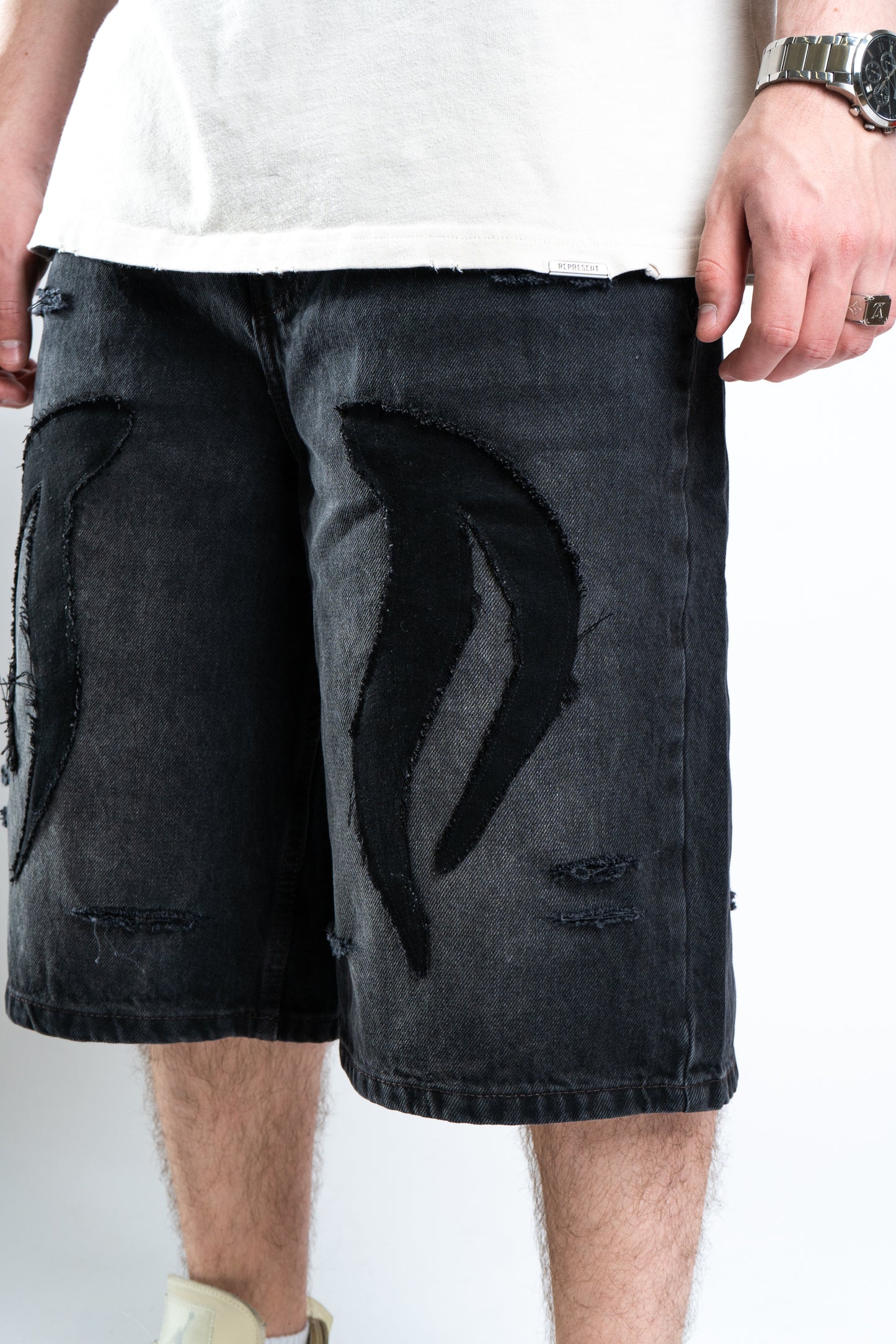 CUSTOM TRIBAL SHORTS 1