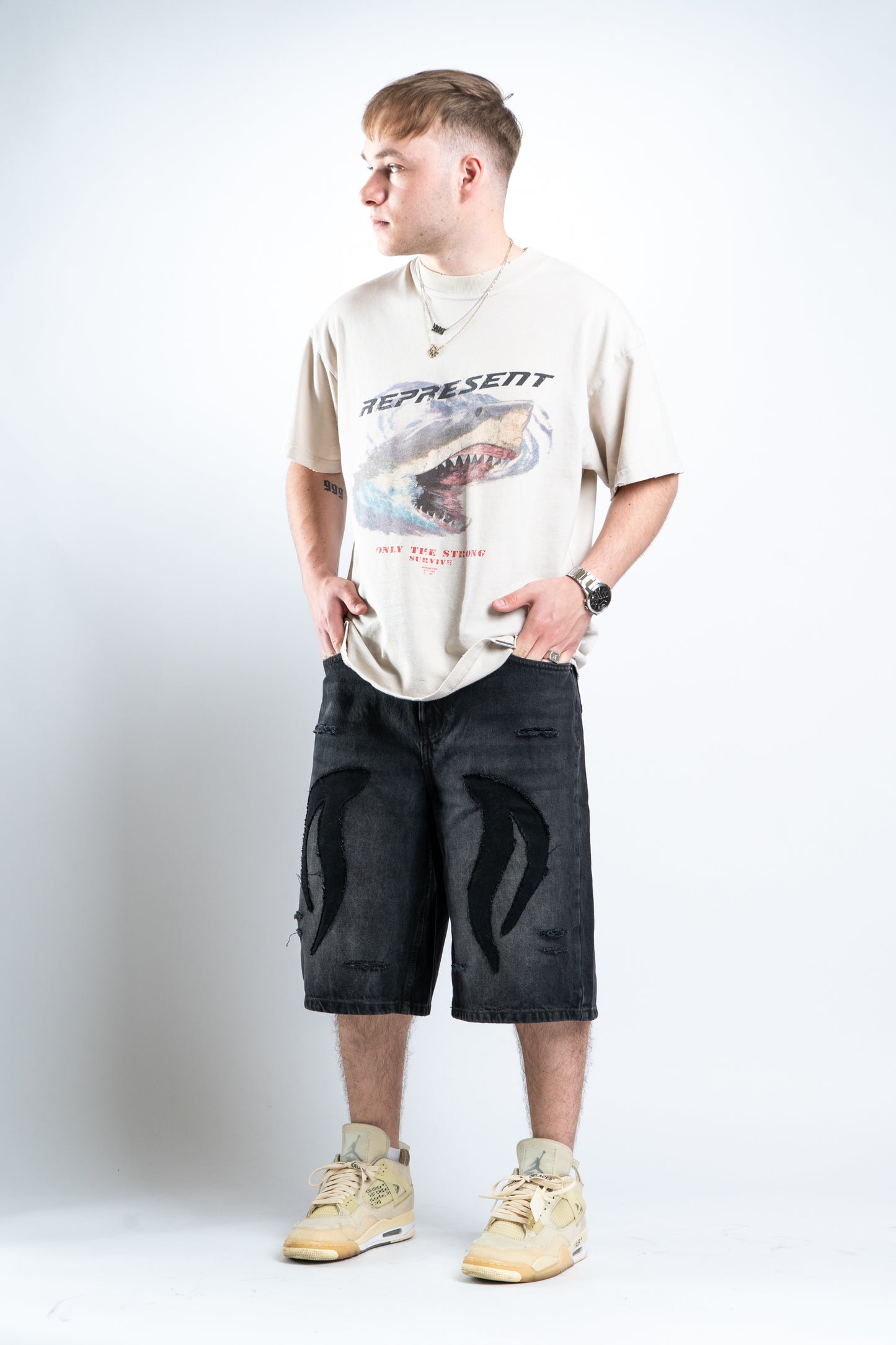CUSTOM TRIBAL SHORTS 1