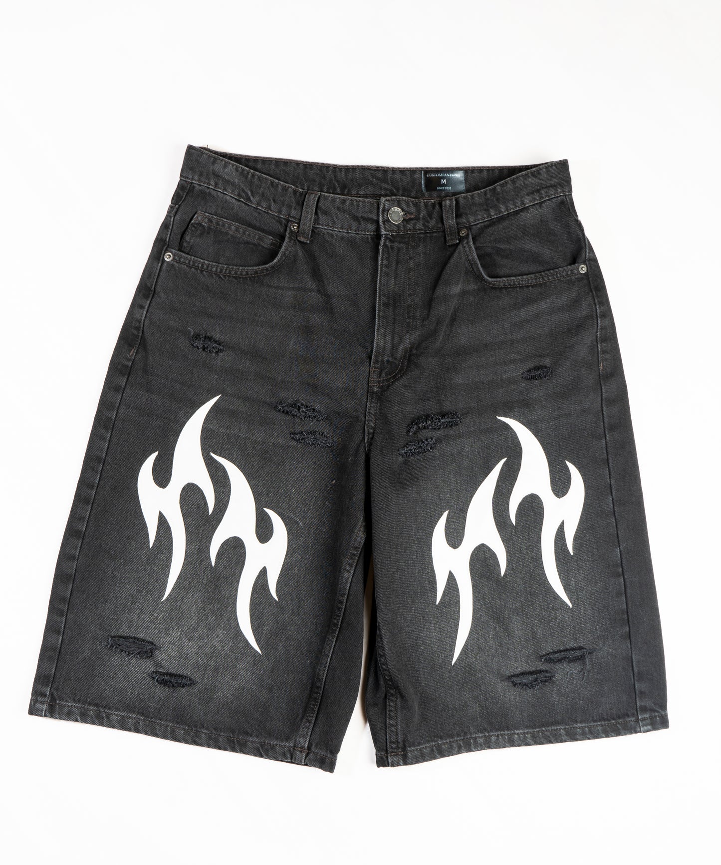 CUSTOM TRIBAL LEATHER SHORTS