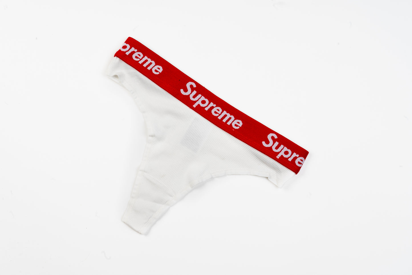 CUSTOM SUPREME THONG UNDERWEAR WHITE