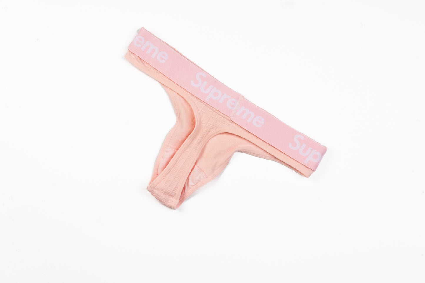 CUSTOM SUPREME THONG UNDERWEAR PINK