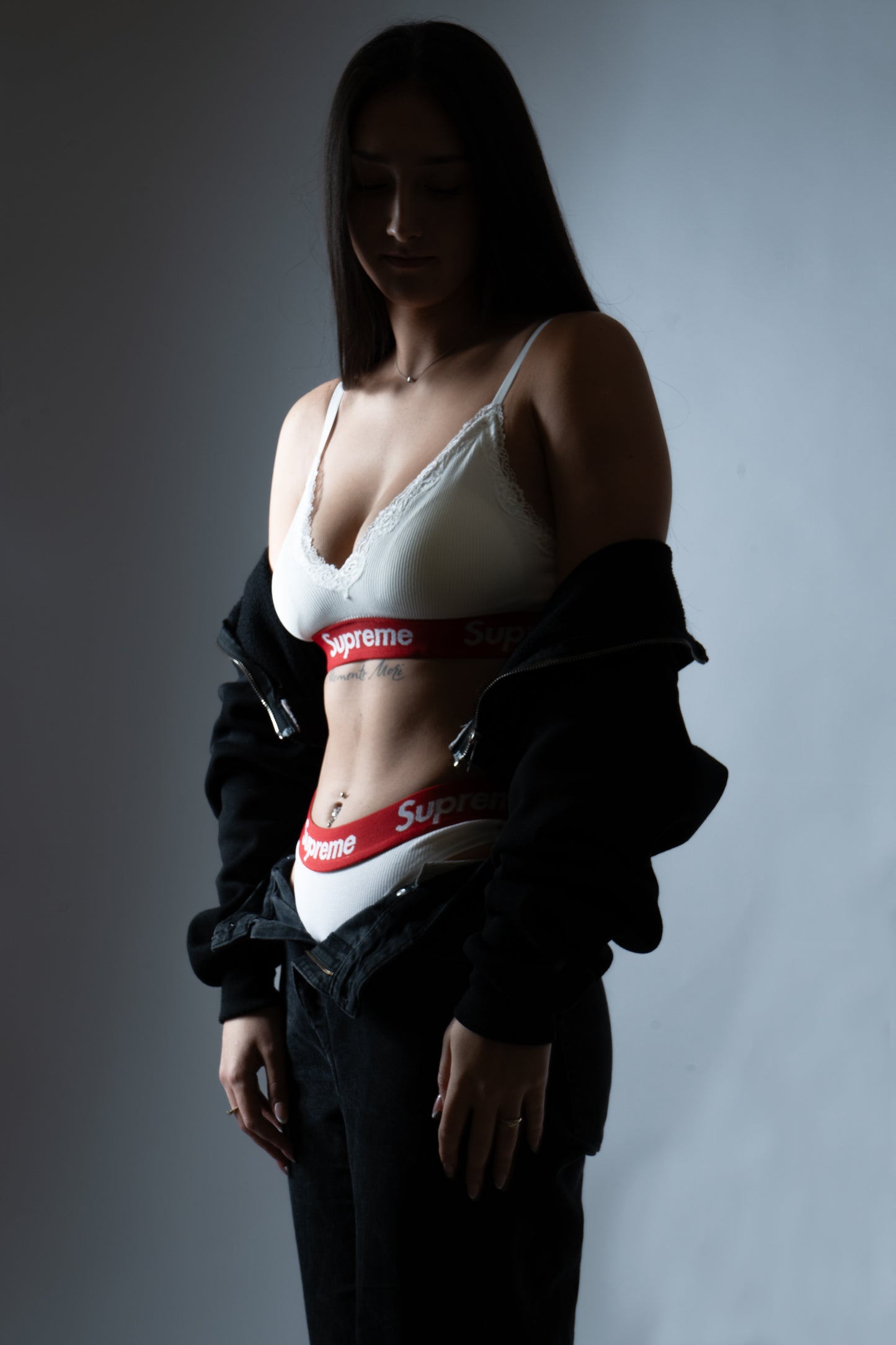 CUSTOM SUPREME THONG UNDERWEAR WHITE