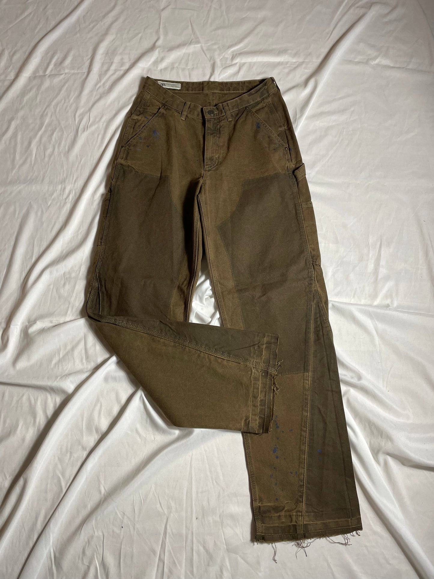 FLARED PAINTED JEANS