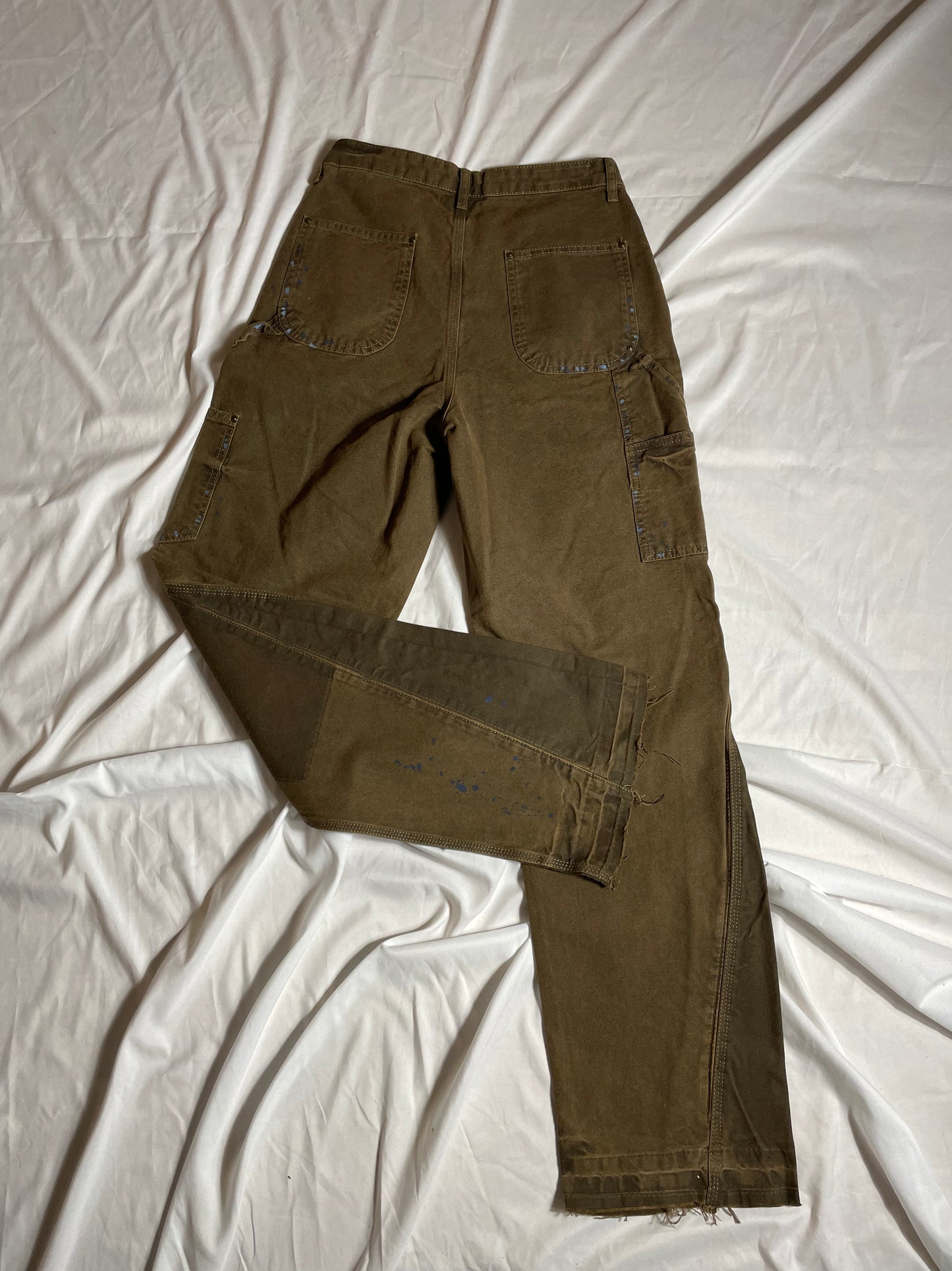 FLARED PAINTED JEANS