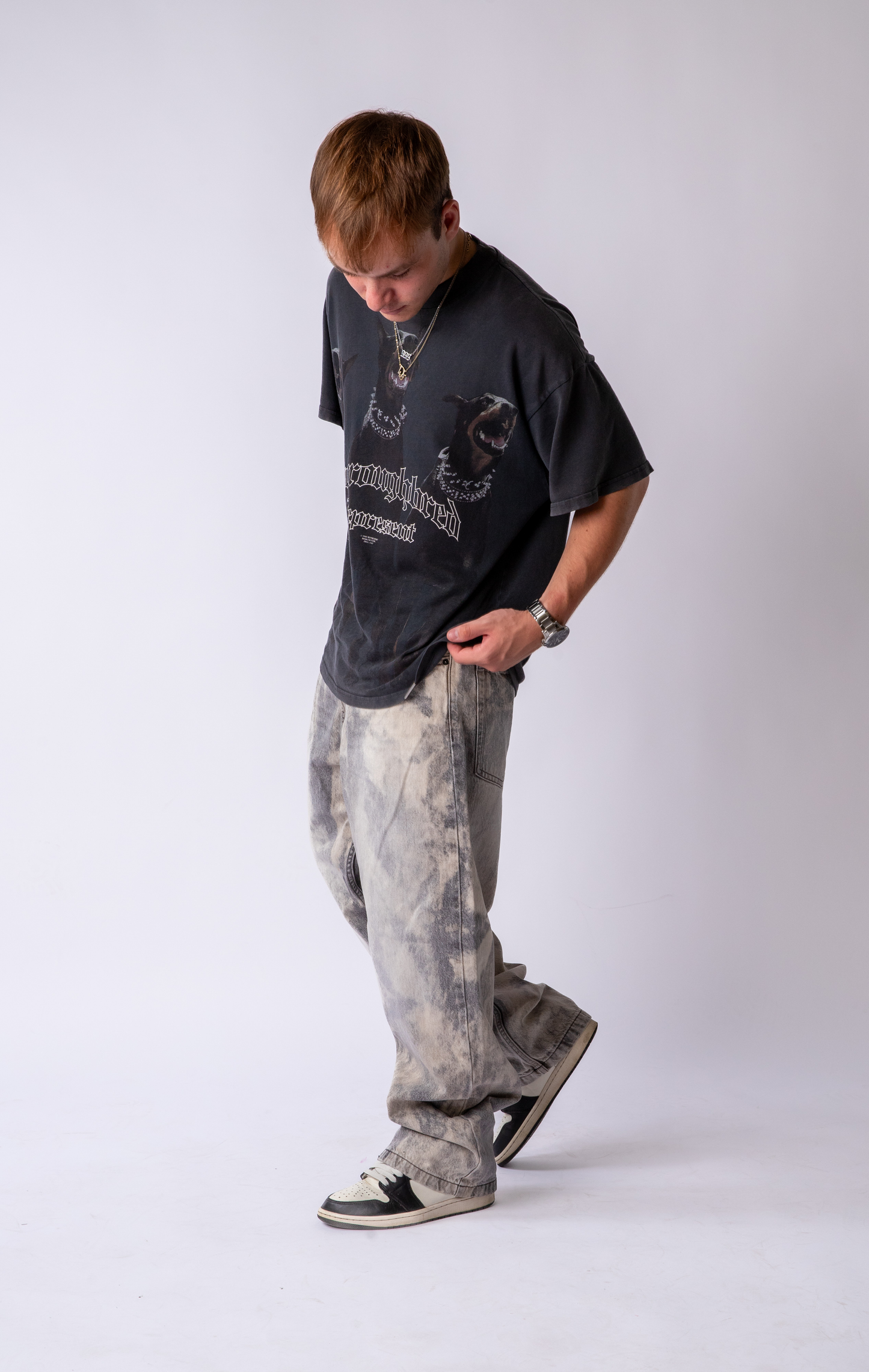 CUSTOM BLEACHED JEANS