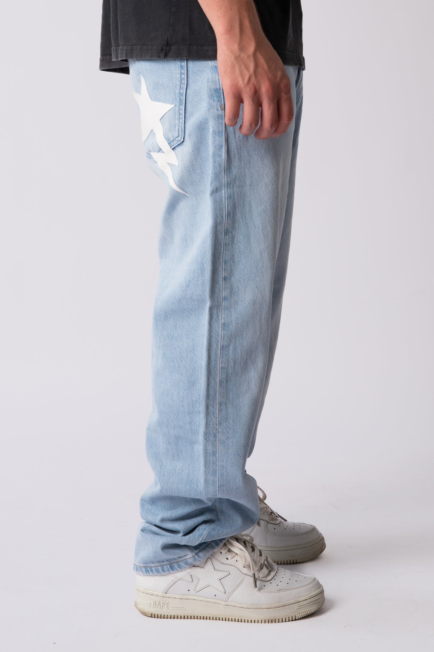CUSTOM BLUE STAR JEANS