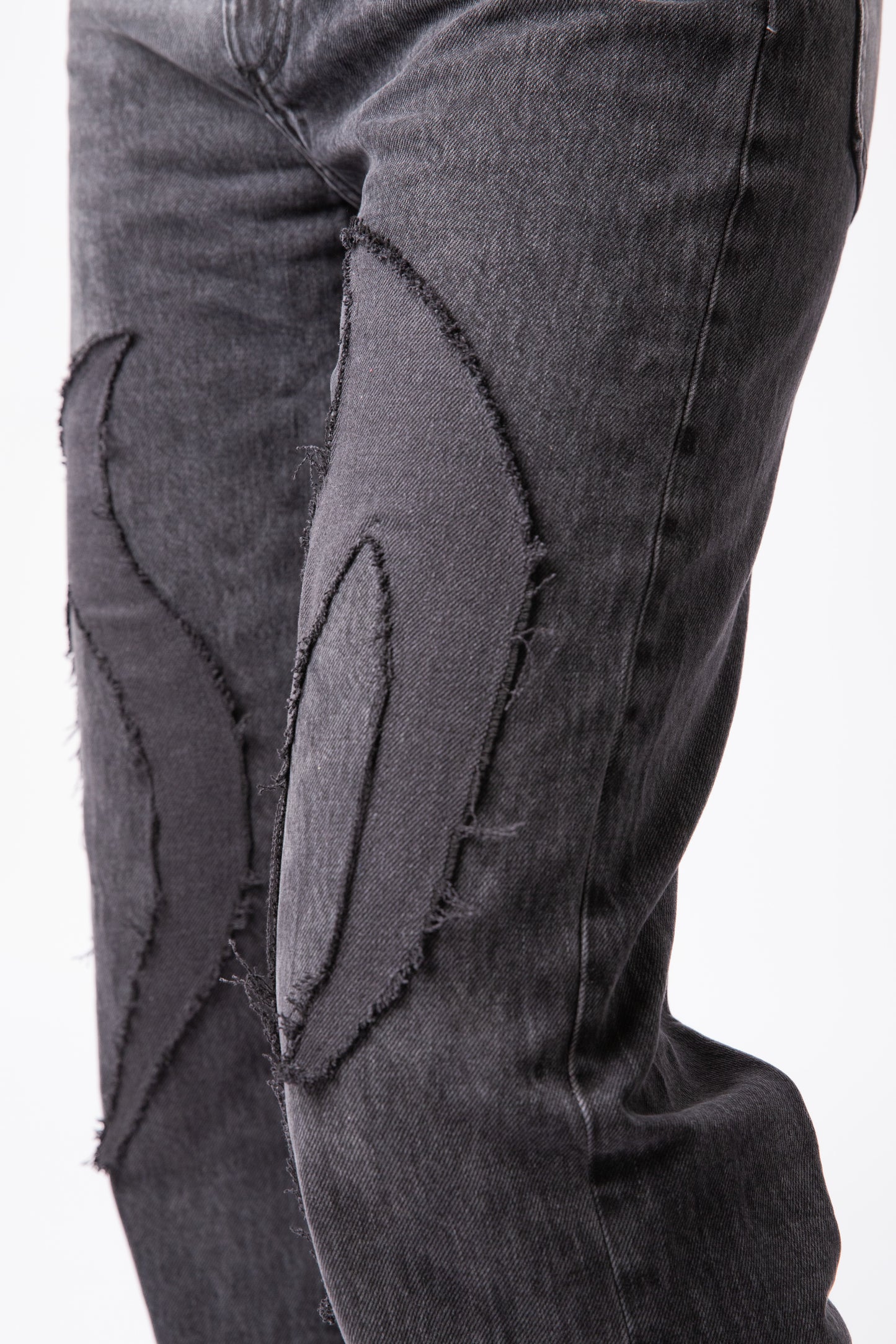 CUSTOM DISTRESSED TRIBAL JEANS