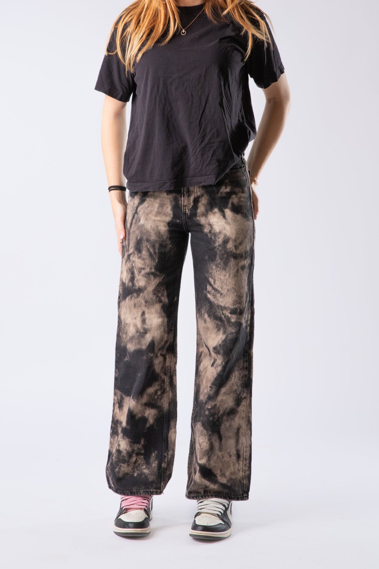 CUSTOM BLEACHED JEANS