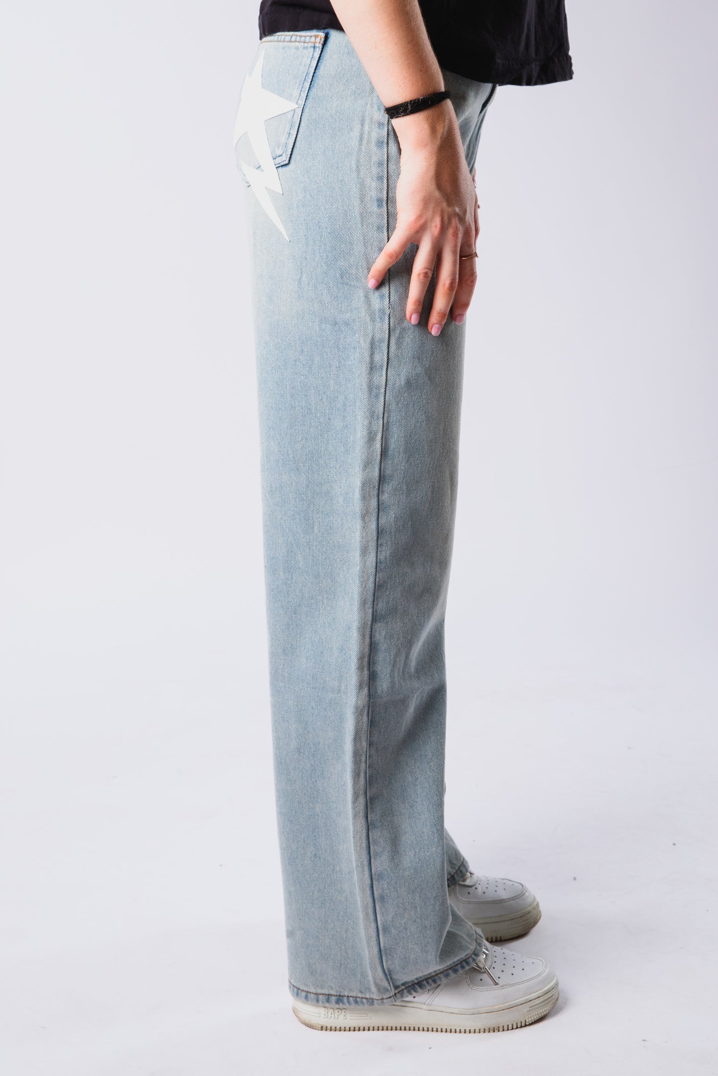 CUSTOM BLUE STAR JEANS