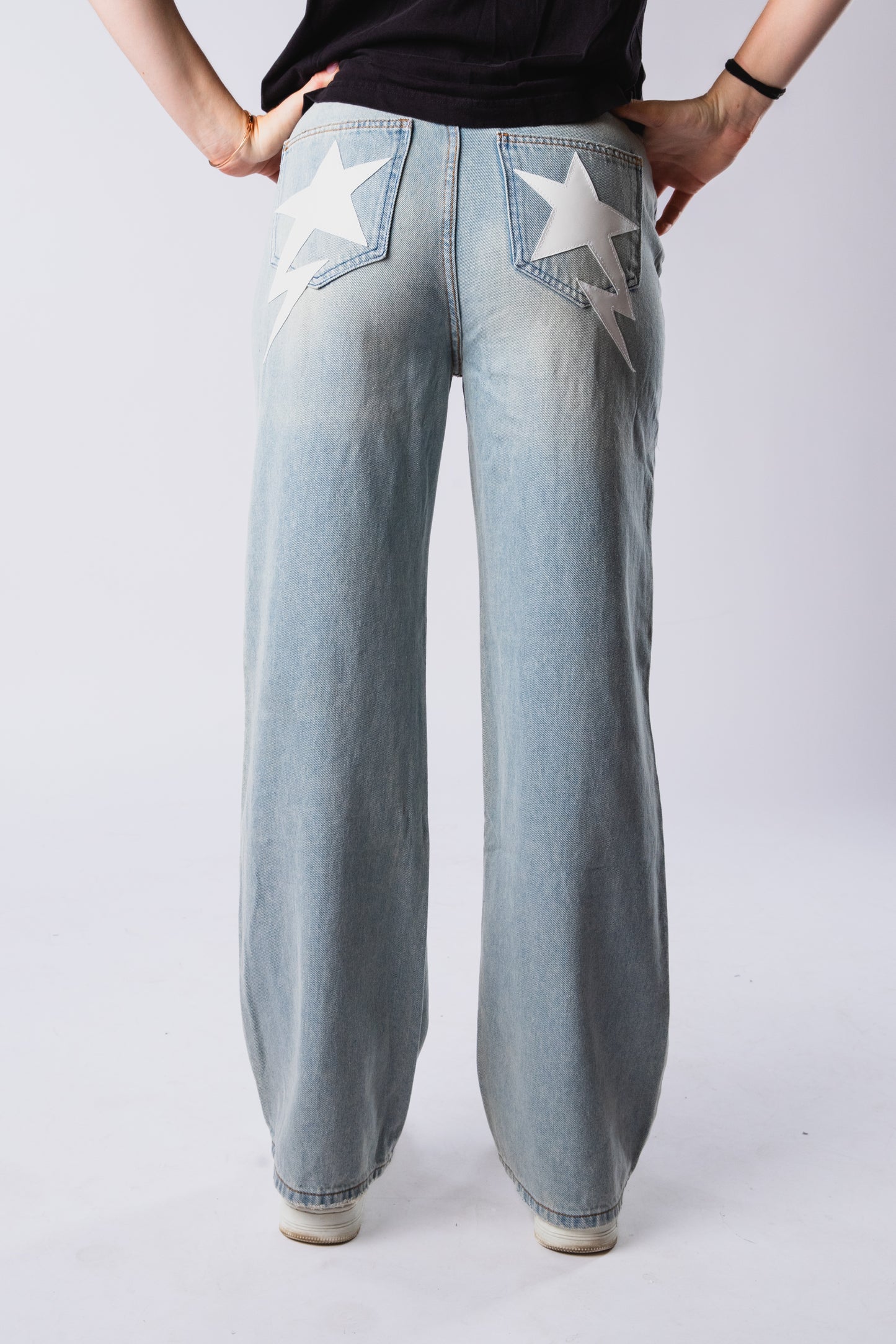 CUSTOM BLUE STAR JEANS