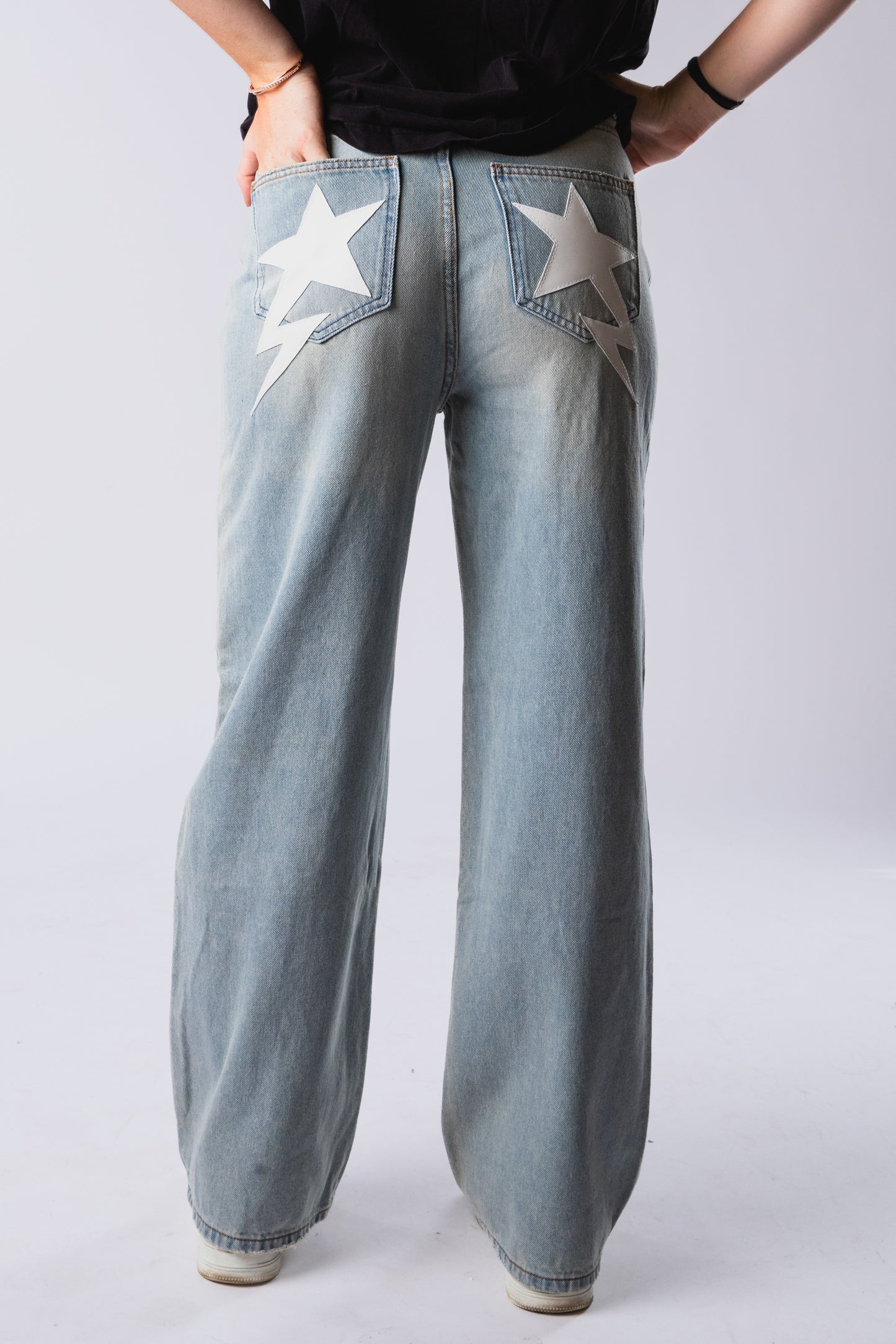 CUSTOM BLUE STAR JEANS