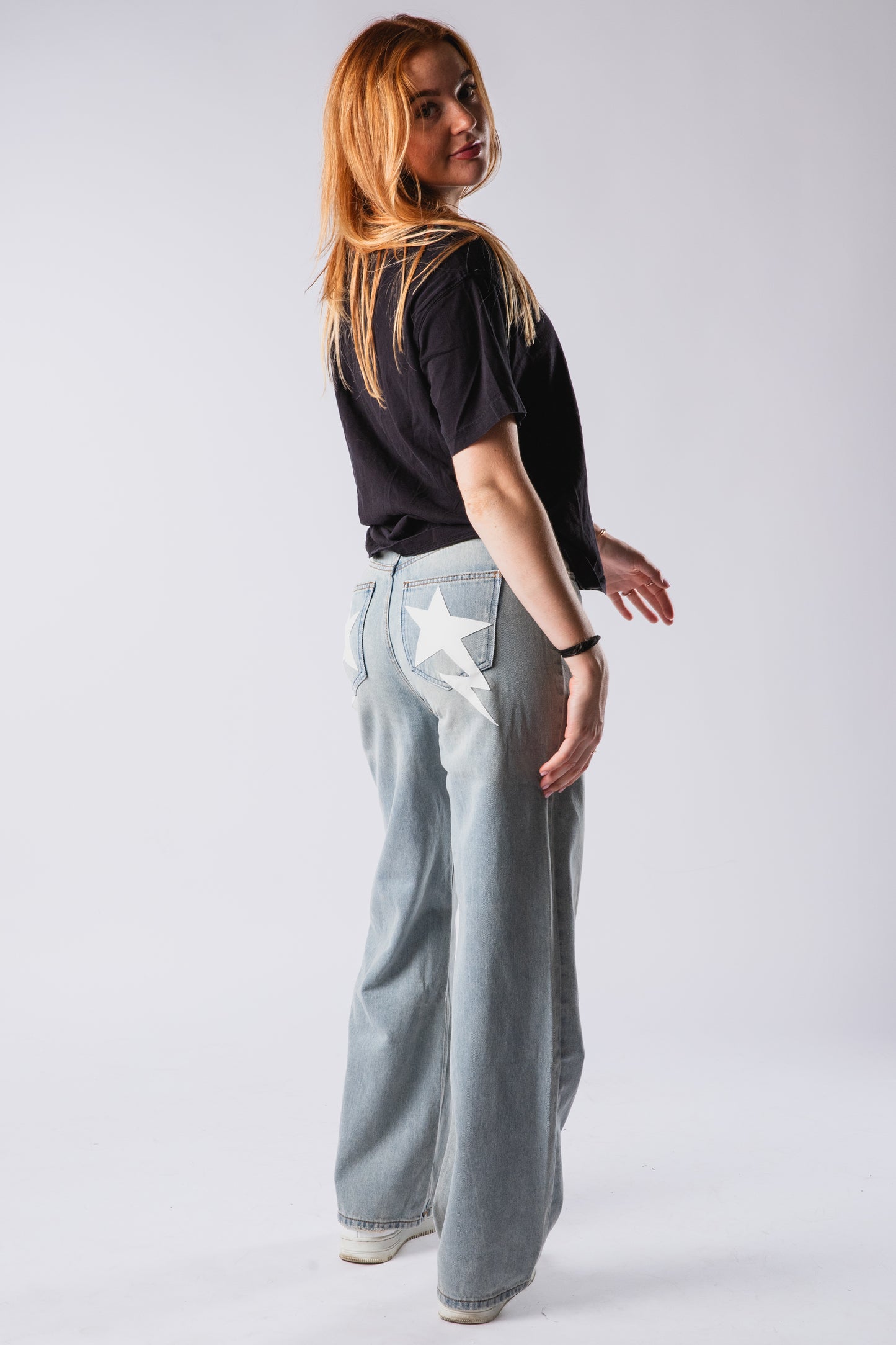 CUSTOM BLUE STAR JEANS
