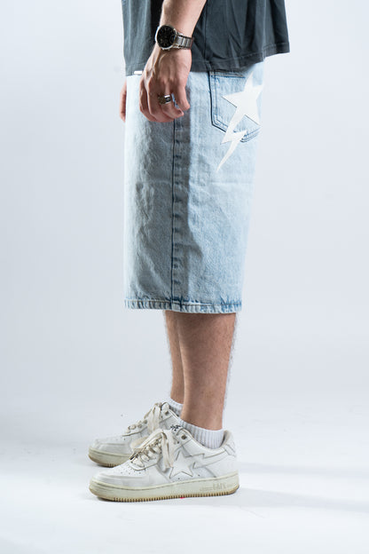 CUSTOM BLUE STAR SHORTS