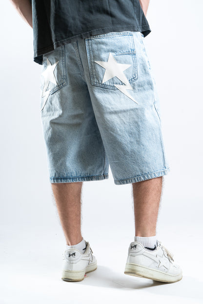CUSTOM BLUE STAR SHORTS
