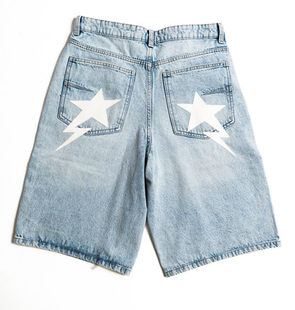 CUSTOM BLUE STAR SHORTS