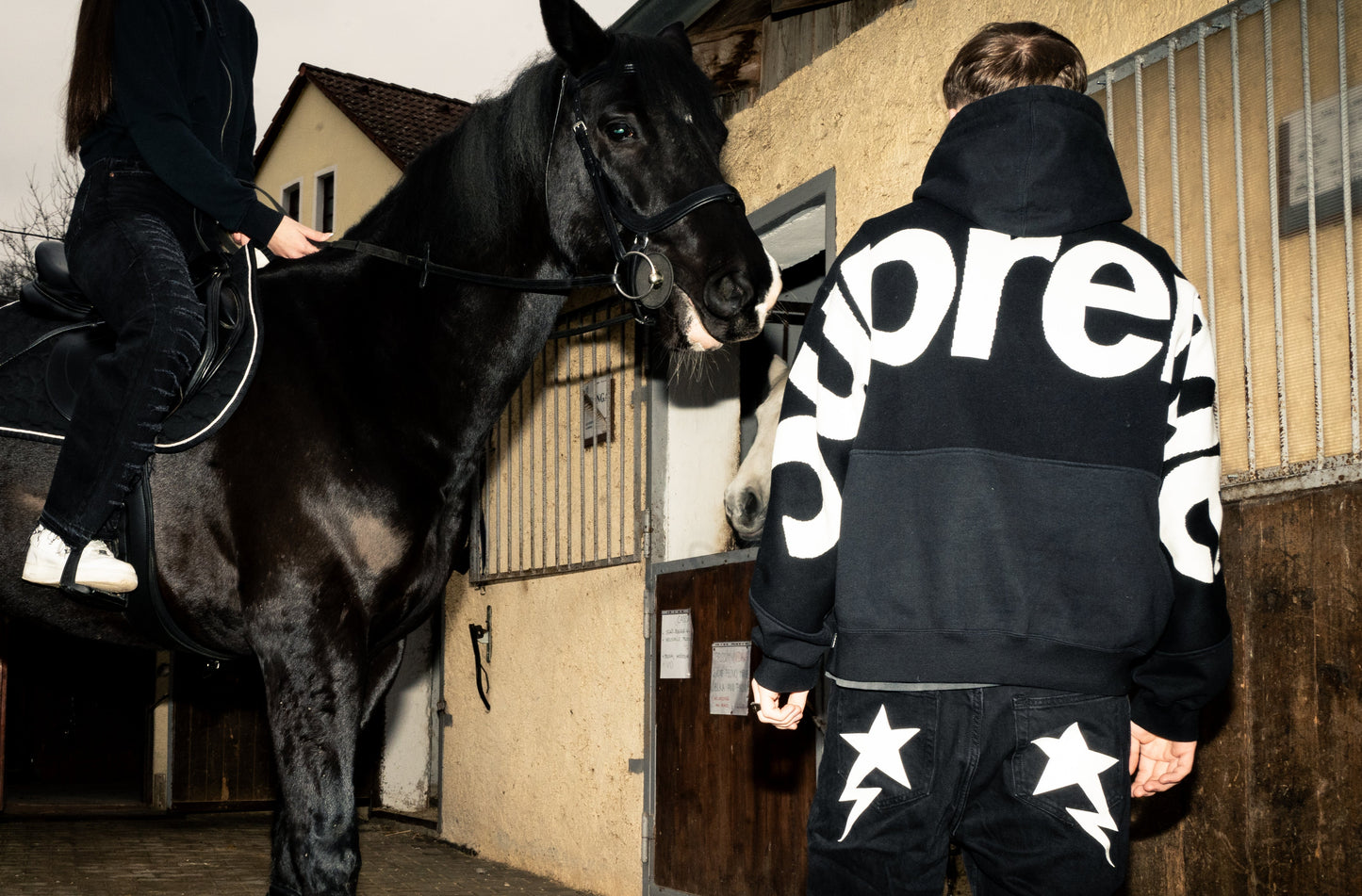 CUSTOM BAGGY STAR JEANS