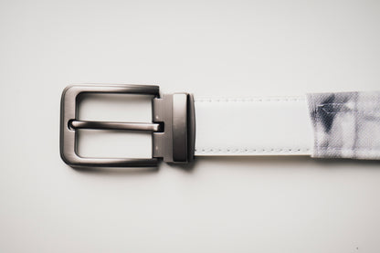 CUSTOM WHITE MARBLE BELT