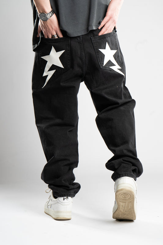 CUSTOM BAGGY STAR JEANS