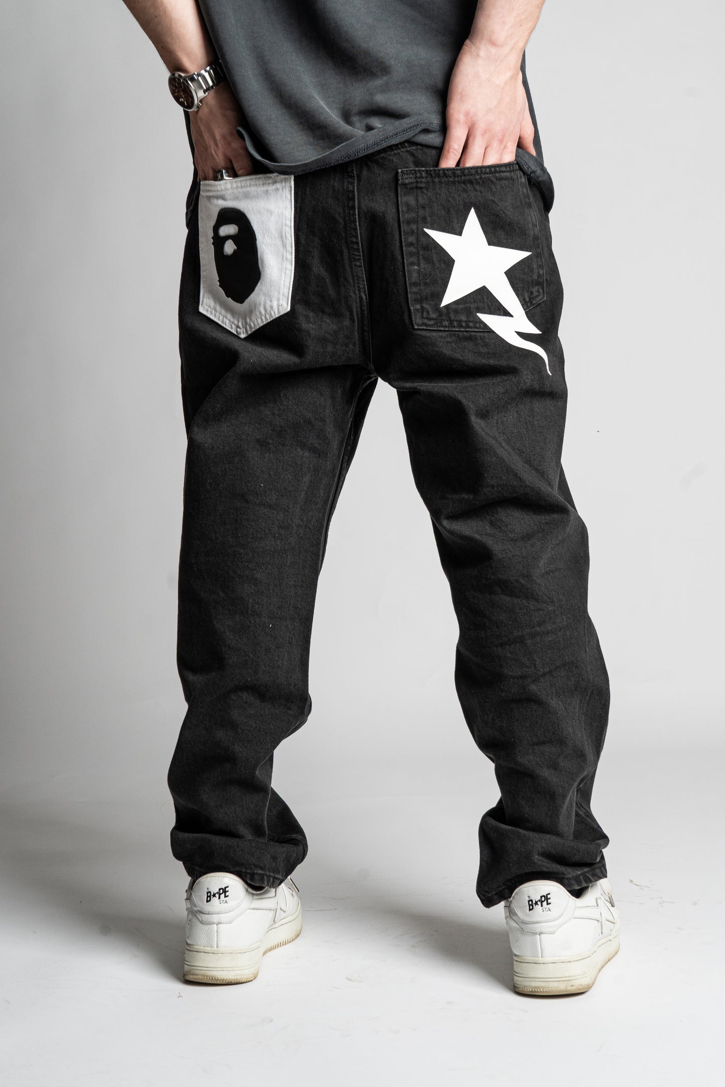 CUSTOM BAGGY STAR JEANS V2