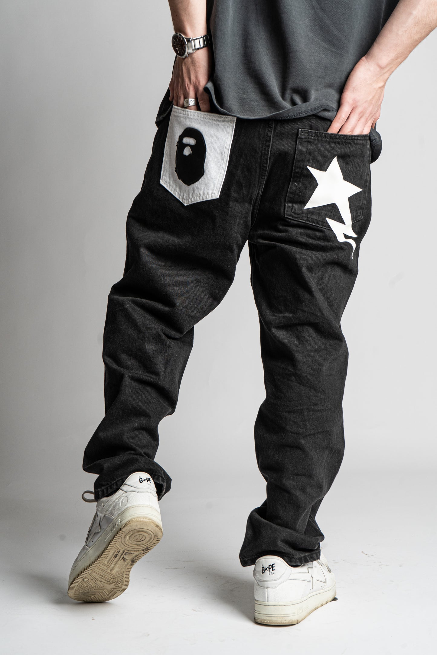 CUSTOM BAGGY STAR JEANS V2