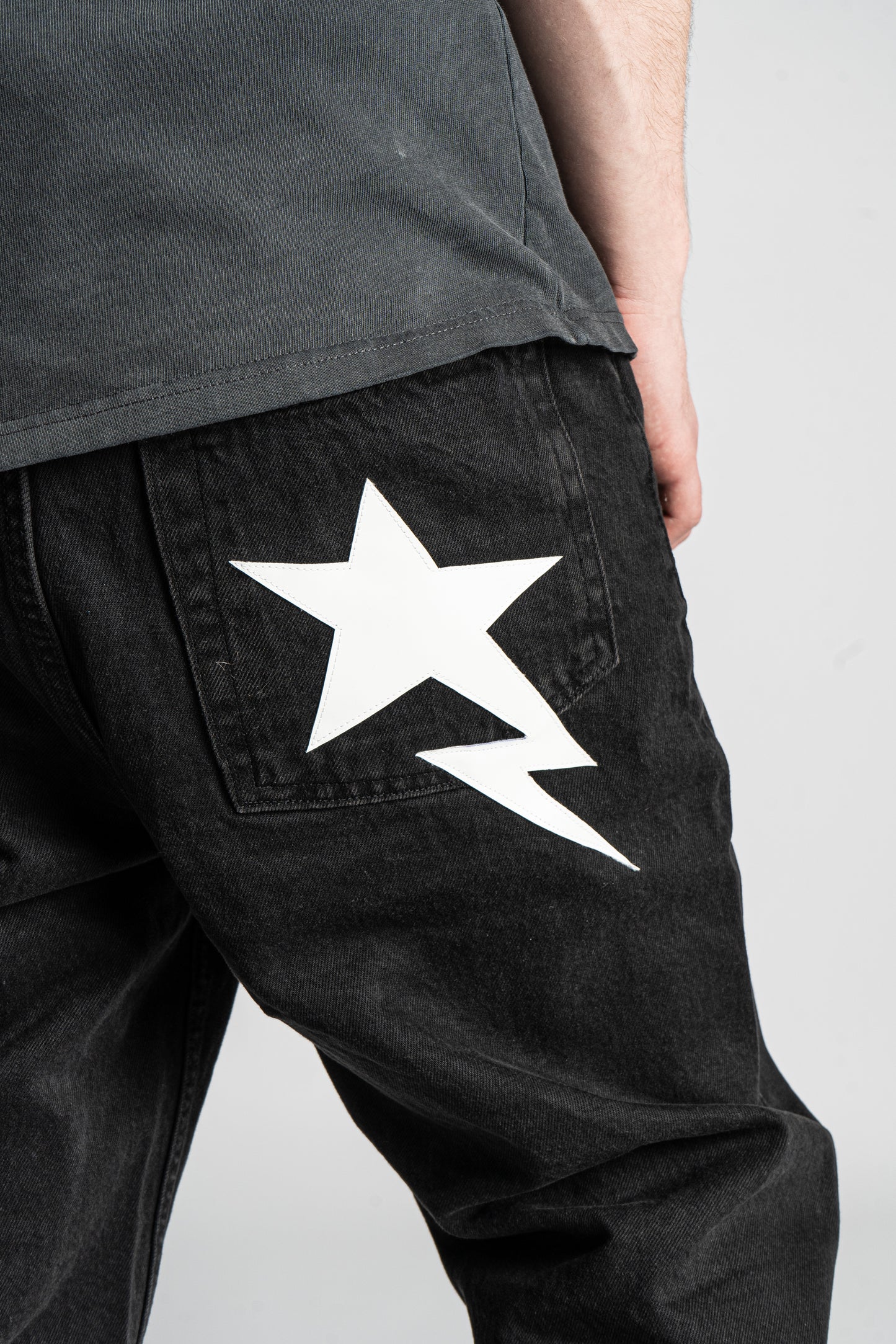 CUSTOM BAGGY STAR JEANS