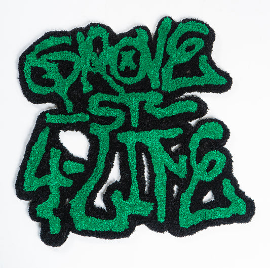 Grove street 4 life chunky rug