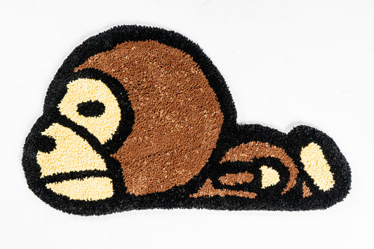 Bape Monkey chunky rug