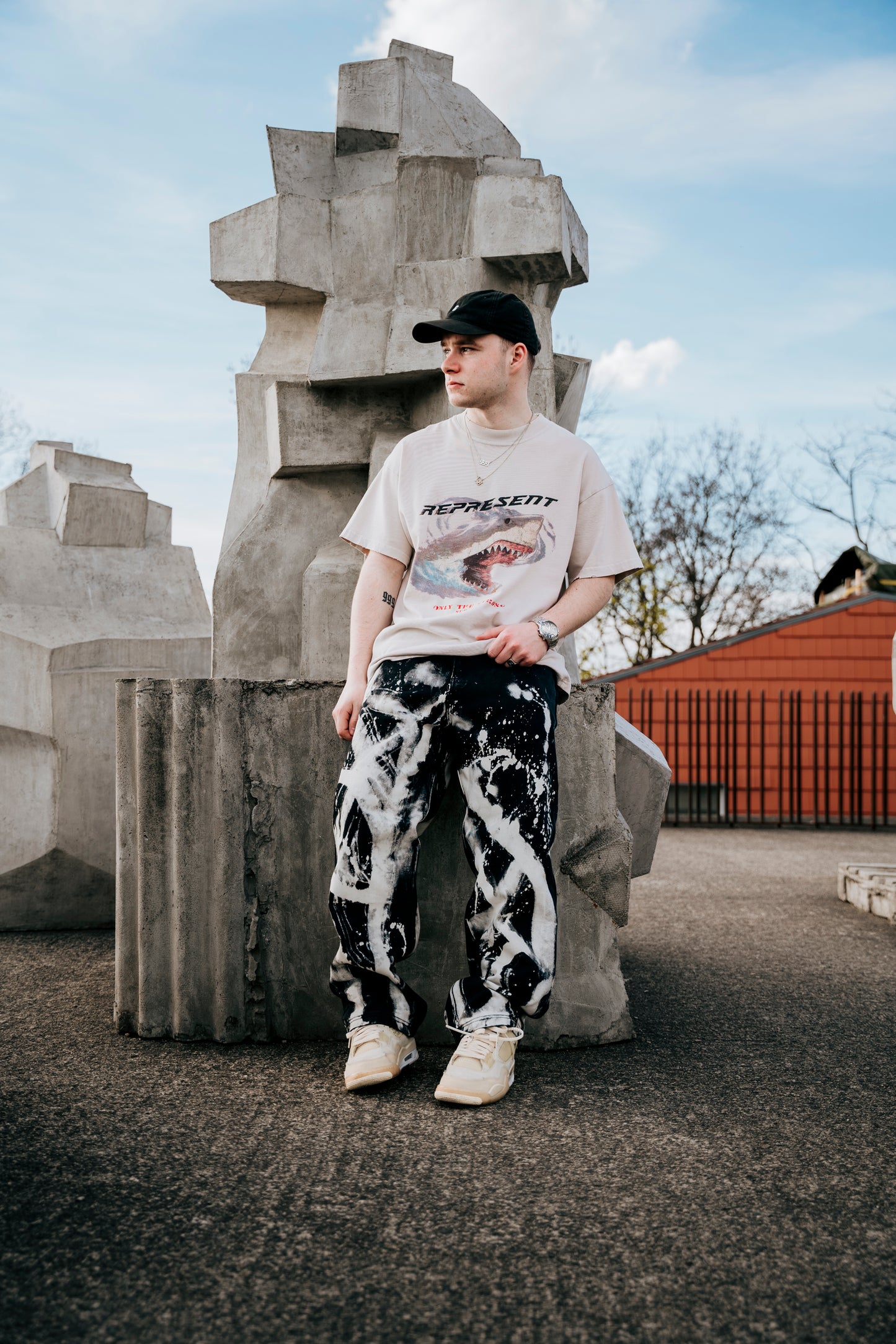 CPP BAGGY BLEACHED JEANS V2