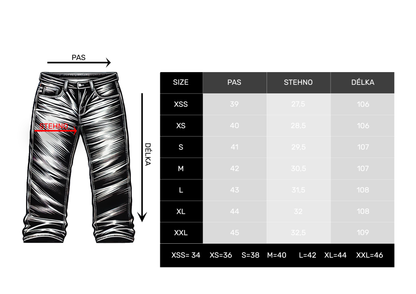 CUSTOM CROSS BLACK JEANS